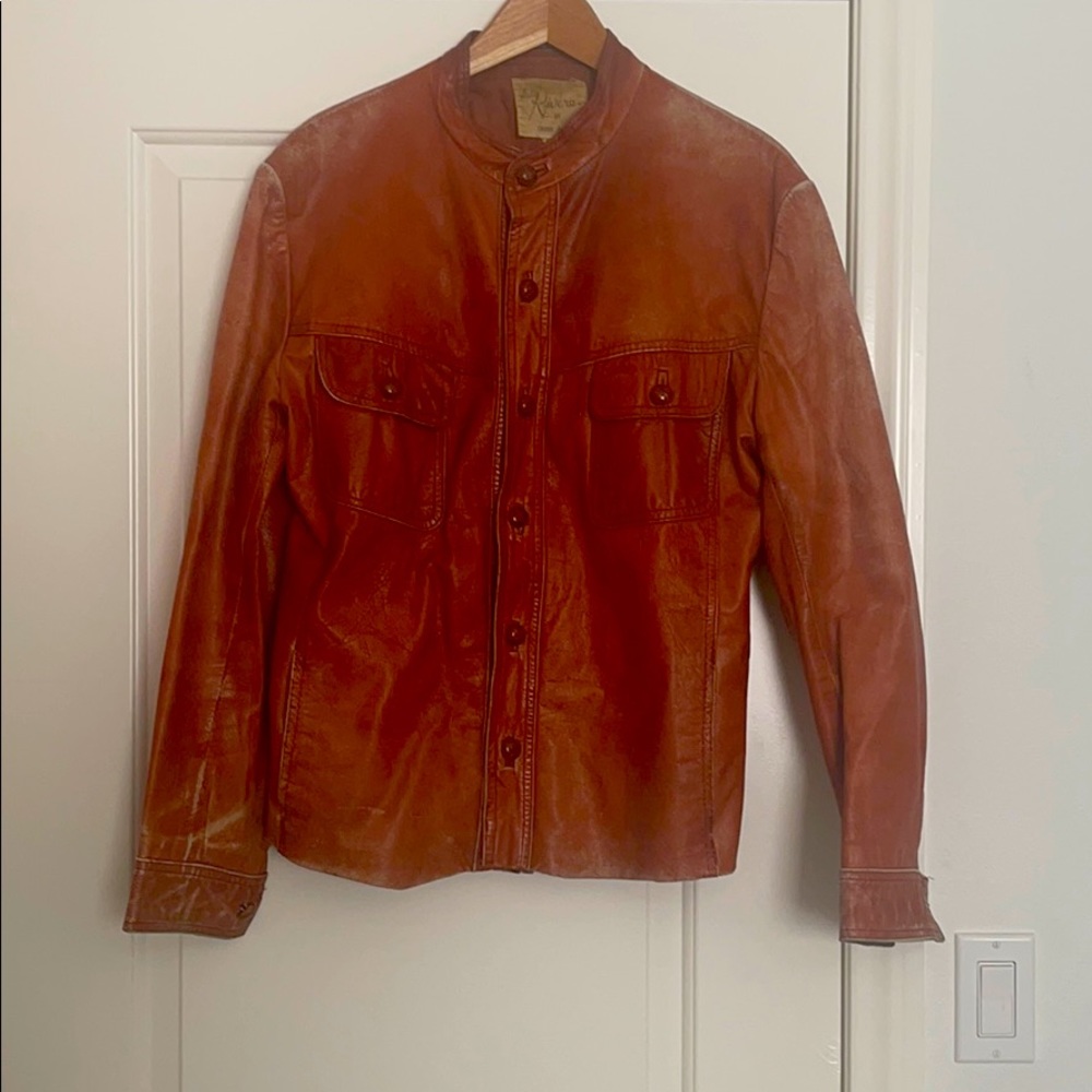 De Rivera 70’s Vintage Leather moto-Jacket